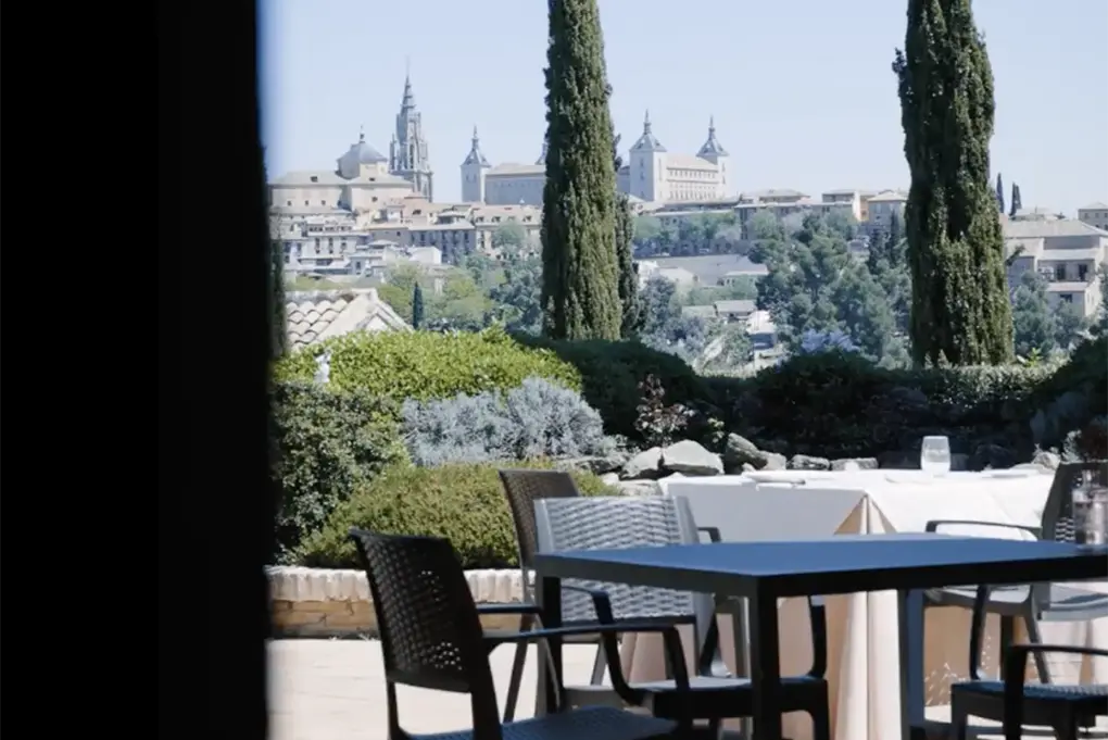 terraza con vistas en toledo